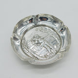 Victorian Sterling Silver Forester Pattern Pin Dish Antique 1882 London