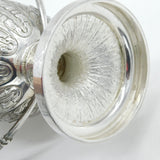 Victorian Large Sterling Silver Floral Pattern Trophy Cup Antique 1885 London