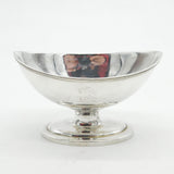 George III Sterling Silver Dragon Crest Pedestal Salt Cellar Antique 1798 London