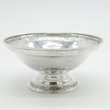 Liberty & Co Ltd Sterling Silver Cross Pattern Sugar Bowl Antique 1912 Art Deco