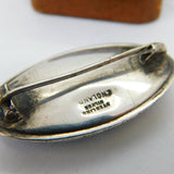 Sterling Silver Morpho Butterfly Wing Dress Brooch Antique c1920 Art Deco