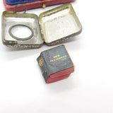 Victorian Silver Plated 'Midget Book' Case with Miniature Bible Antique c1880