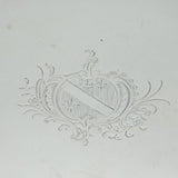 Irish George II Sterling Silver Crested Salver Antique c1750 Dublin, John Moore