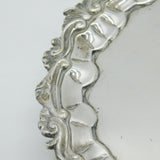 Irish George II Sterling Silver Crested Salver Antique c1750 Dublin, John Moore