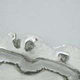 Irish George II Sterling Silver Crested Salver Antique c1750 Dublin, John Moore