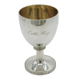 George IV Sterling Silver Social History Goblet Chalice Antique 1828 London
