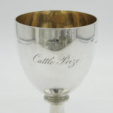 George IV Sterling Silver Social History Goblet Chalice Antique 1828 London