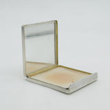 Asprey & Co Sterling Silver Engine Turned Mirror Compact Antique 1948 Art Deco