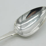 George IV Irish Sterling Silver Rat Tail Serving Spoon Antique 1827 Dublin