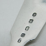 George IV Irish Sterling Silver Rat Tail Serving Spoon Antique 1827 Dublin