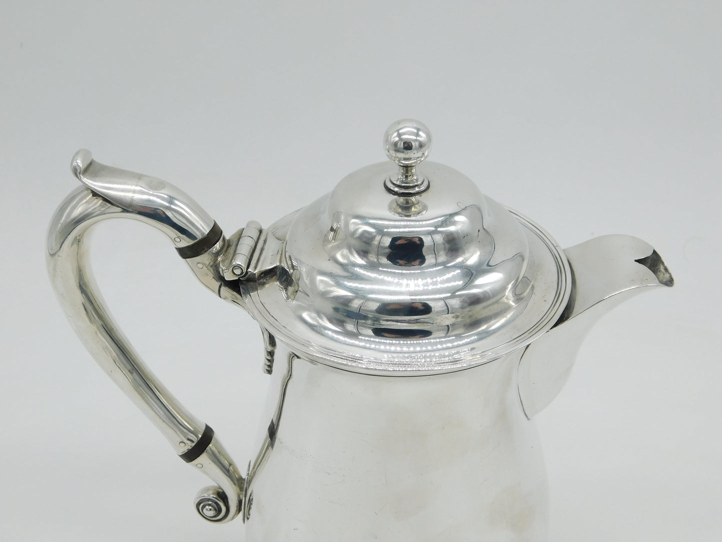 George II Sterling Silver Baluster Water Jug Antique 1745 London James Wilks