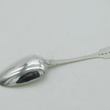 George IV Irish Sterling Silver Rat Tail Serving Spoon Antique 1827 Dublin