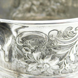Irish George II Sterling Silver Floral Loving Cup Trophy Antique c1750 Dublin