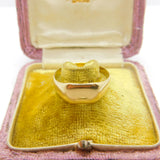 9ct Yellow Gold Essential Signet Ring Blank Antique c1920 Art Deco