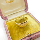 9ct Yellow Gold Essential Signet Ring Blank Antique c1920 Art Deco
