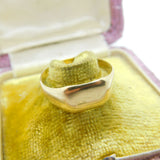 9ct Yellow Gold Essential Signet Ring Blank Antique c1920 Art Deco