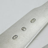 Scottish Provincial Greenock Sterling Silver Tablespoons Pair Antique c1800