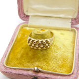 9ct Yellow Gold Essential Keeper Ring 1975 London Vintage