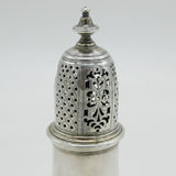 George II Sterling Silver Muffineer Sugar Caster Antique 1748 London James Wilks