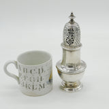 George II Sterling Silver Muffineer Sugar Caster Antique 1748 London James Wilks