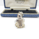Sterling Silver Hidden Bottom Buddha Locket Pendant Vintage 1978 London