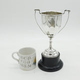 Sterling Silver Palestine Police Force Colonial Trophy Cup Antique 1931 London