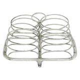 George III Sterling Silver Circular Form Toast Rack Antique 1802 Sheffield