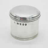 George III Sterling Silver Patch Box Antique 1800 London John Tatum I