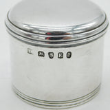 George III Sterling Silver Patch Box Antique 1800 London John Tatum I