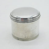 George III Sterling Silver Patch Box Antique 1800 London John Tatum I