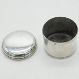 George III Sterling Silver Patch Box Antique 1800 London John Tatum I