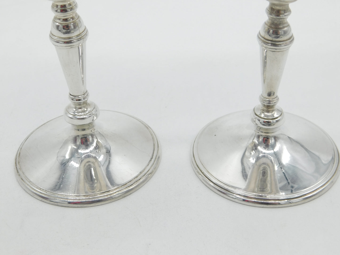 Elizabeth II Sterling Silver Wine Goblet or Chalice Pair Vintage 1975 Sheffield