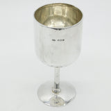 Edwardian Sterling Silver Wine Goblet or Chalice Antique 1909 Sheffield