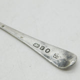 George III Sterling Silver Tea Caddy Spoon Antique 1801 London Eley & Fearn