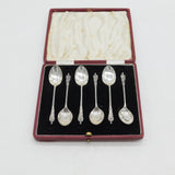 Edwardian Boxed Sterling Silver Apostle Teaspoon Set Antique 1906 Sheffield
