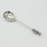 Victorian Sterling Silver Seal Top Eagle Apostle Spoon Antique 1895 London