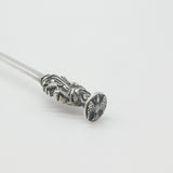 Victorian Sterling Silver Seal Top Eagle Apostle Spoon Antique 1895 London
