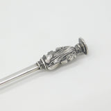 Victorian Sterling Silver Seal Top Eagle Apostle Spoon Antique 1895 London