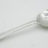 Lewes Provincial Queen Anne Sterling Silver Dog-Nose Tablespoon Antique c1710