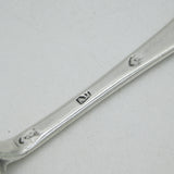 Lewes Provincial Queen Anne Sterling Silver Dog-Nose Tablespoon Antique c1710