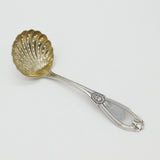 American Sterling Silver Caster Spoon with Ram Detail Antique c1900 Art Nouveau