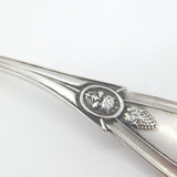 American Sterling Silver Caster Spoon with Ram Detail Antique c1900 Art Nouveau