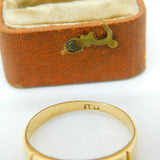 Victorian 18ct Yellow Gold & 0.4ct Diamond Three Stone Ring Antique c1880