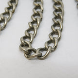 Victorian Sterling Silver Albert Watch Chain Antique 1893 Birmingham