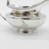 Georgian Sterling Silver Cream Jug Dove Crest Antique 1829 London Gilded