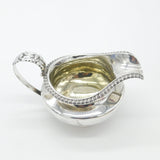 Georgian Sterling Silver Cream Jug Dove Crest Antique 1829 London Gilded