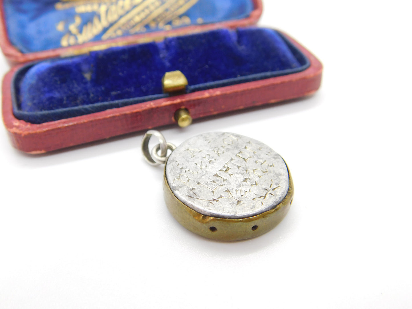 Victorian Maritime Charm Formed of 'A Piece of Lipton's Yacht' Antique c1898