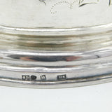 19th Century Swedish Sterling Silver Lidded Stein Tankard Antique 1866