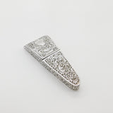 Large Sterling Silver Sewing Case Art Nouveau Antique 1899 Victorian London