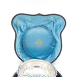 Boxed Victorian Sterling Silver Floral Bowl & Caster Set Antique 1879 London